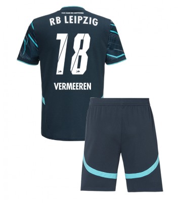 RB Leipzig Arthur Vermeeren #18 Tercera Equipación Niños 2024-25 Manga Corta (+ Pantalones cortos)